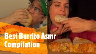 Best Burrito Asmr Compilation  Eating Sounds  MukbangAsmr🌮🌯  En İyi Burrito Derleme Videoları 😋 [upl. by Eirrol]