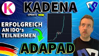 KADENA UPDATE amp LAUNCHPAD IDO  So gehts altcoinseason bullrun21kda adapad pulsepad [upl. by Ovida706]