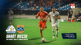 SKRÓT  Stal Rzeszów  BrukBet Termalica 9 kolejka Betclic 1 Ligi 14092024 [upl. by Murdoch]