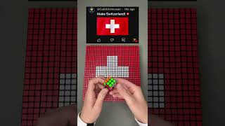 Making Switzerland From Rubik’s Cube 🇨🇭 [upl. by Duong]