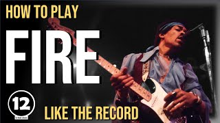 Fire  The Jimi Hendrix Experience  Guitar Lesson [upl. by Goodwin]