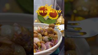 Soya Chank Fry testy soyabean best recipe [upl. by Lerrud]