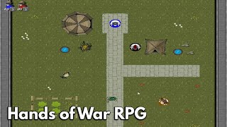 Hands of War RPG Flash Game  Full Playthrough [upl. by Trevor278]