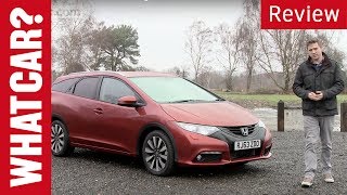 2014 Honda Civic Tourer review  What Car [upl. by Suilienroc]