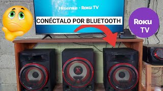 Cómo CONECTAR BOCINAS BLUETOOTH y MINICOMPONENTES a Roku tv [upl. by Liza]