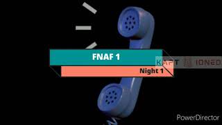 Phone Guy FNAF 1 Night 1 Voice Lines [upl. by Cerys]