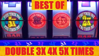 JACKPOT HANDPAY BIG WINS BEST OF DOUBLE 3X 4X 5X TIMES PAY [upl. by Ezar]