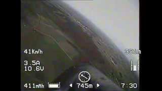 RC Funjet FPV OSD first test [upl. by Zephan977]