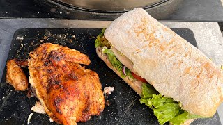 Grilled spatchcock chicken sandwiches recipe [upl. by Trakas907]