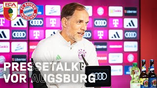 Tuchel zum KimmichAusfall und KloppRücktritt  Pressetalk vor FC Augsburg  🇩🇪 [upl. by Colvert800]