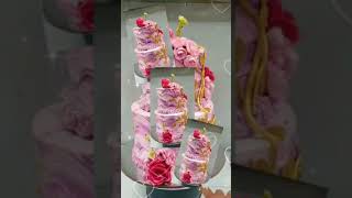 Elegant Wedding Cake Designs cakedesign cakedecoratingtutorialshorts [upl. by Ellenwahs]