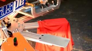 Screen Printing Athletic Wear using the RapidTag LP4  ASPEs RapidTag [upl. by Carl]