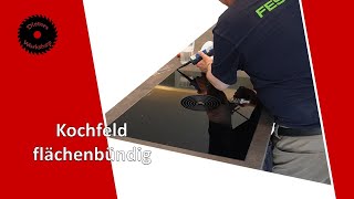 Kochfeld flächenbündig einbauen So geht es  Outtakes [upl. by Erl]