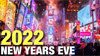 New Years Eve 2022 LIVE Times Square New York City 🎊 December 31 2021 [upl. by Lodnar979]