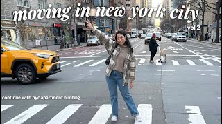 MOVING IN NYC ALONE AT 34 vol 2  continue nyc apartment hunting tour 5 manhattan apartments [upl. by Beckman768]