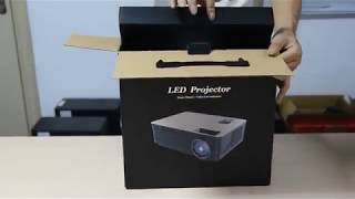 Touyinger M5 1280800 LED projector Android 24G  5G wifi 4000 lumens VS Touyinger Everycom X9 [upl. by Sabec]