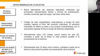 Webinar Tips prácticos para la solicitud de inicio de investigación de dumping [upl. by Notliw]