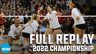 Texas vs Louisville 2022 NCAA volleyball championship  FULL REPLAY [upl. by Smiley]