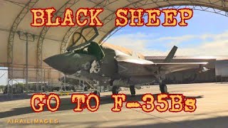 First Time Marine Black Sheep Squadron VMFA214 Flies F35Bs [upl. by Massimiliano568]