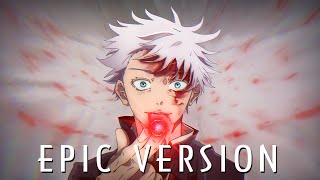 Jujutsu Kaisen Gojo Satoru Hollow Purple Theme  EPIC VERSION [upl. by Ahsertal]