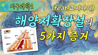 지구과학1 3강 판 구조론의 정립과정 3해양저확장설의 증거고지자기변환단층 [upl. by Emorej378]