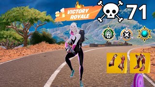 71 Elimination Solo Vs Squads quotZero Buildquot Gameplay WINS Fortnite Chapter 5 Season4 [upl. by Erlandson]