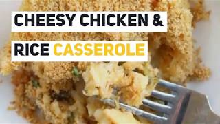 CHEESY CHICKEN RICE CASSEROLE RECIPE [upl. by Pietje]