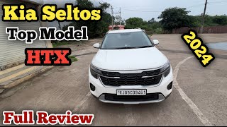 Kia Seltos HTX facelift 2024 Review ✅ Features On road Price 💰 [upl. by Nref34]