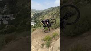 My Worst Crash mtb cliffcrash downhill mtbcrash mountainbike [upl. by Casimir295]