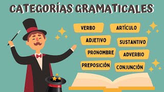 Categorías gramaticales con ejemplos ✍🏻 [upl. by Aileme]