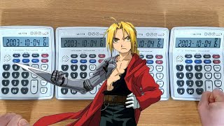 鋼の錬金術師OP1 電卓演奏  Fullmetal Alchemist OP1 Calculator Cover  강철의 연금술사 오프닝 계산기 커버 [upl. by Brittaney]