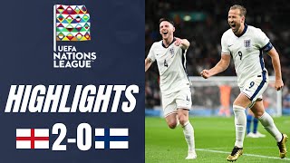 England vs Finland 20 Highlights UEFA Nations League 202425 [upl. by Anastasie]