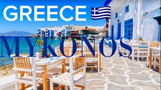 MYKONOS 🇬🇷Greece  Walking Tour  Travel Guide [upl. by Abihsat]