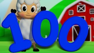 Number Song 1 to 100  Learn To Count  Big Number Song  3D Numbers Rhyme Song by Farmees [upl. by Esinad973]