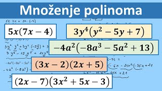 Množenje polinoma [upl. by Parlin472]