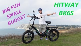 Is this the best value folding ebike for the money the BK6S from Hitway taking it round the Island [upl. by Dahaf]