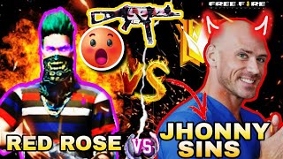 JHONNY SINS VS RED ROSE freefireindia 99game play 😲✅ [upl. by Sedruol753]