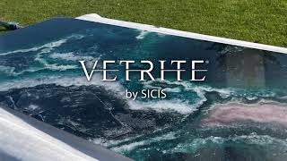 Vetrite by Sicis  Video Tutorial  Working amp Cutting Cersaie 2022 [upl. by Kendrah727]