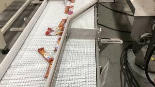 Pet Food Conveyor Bulk to Single File with High Speed Transition [upl. by Whitcomb]