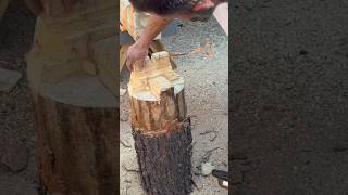 Chainsaw wood carving ￼ [upl. by Placeeda854]