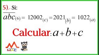 NUMERACIÓN  EJERCICIO 5  ARITMÉTICA [upl. by Reinnej653]