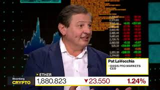 Bloomberg Crypto Featuring Pat LaVecchia 08 16 2022 [upl. by Wynn]