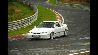 Opel Calibra Nürburgring Nordschleife [upl. by Corabella846]