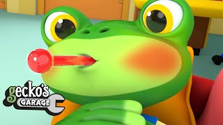 Gecko Gets Sick Mechanicals Take Over  Geckos Garage  Trucks For Children  Cartoons For Kids [upl. by Nilrev]