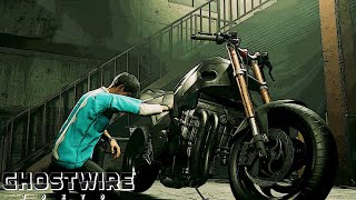 Ghost Bike  Ghostwire Tokyo Gameplay 6 [upl. by Ynatterb]