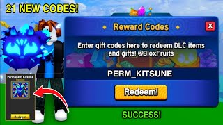 NEW CODES ALL WORKING CODES IN BLOX FRUITS 2024 NOVEMBER ROBLOX BLOX FRUITS CODES PERM KITSUNE [upl. by Yanffit784]