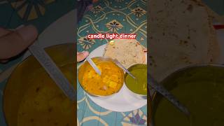 candle light dinner 😂😂food foodie dinner [upl. by Furlani]