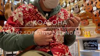 KoAloha KSM02 Soprano Extended Neck [upl. by Nilek160]