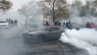 Crazy Dodge Burnouts and Drifting  Made in Detroit [upl. by Kalikow]