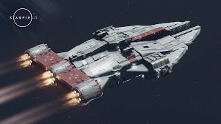 Starfield Ship Building Guide  Star Wars Arquitens Class Light Cruiser inspired ship [upl. by Feldman139]